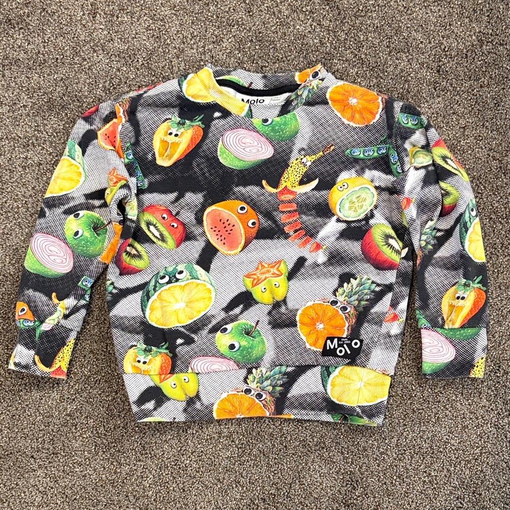 Molo Kids Citrus and Fruit sweatshirt - Multicolor